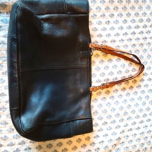 COACH leather large tote.